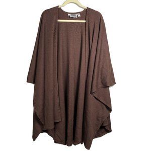 Vintage Luisa Spagnoli Wool Sweater Duster Wrap, M